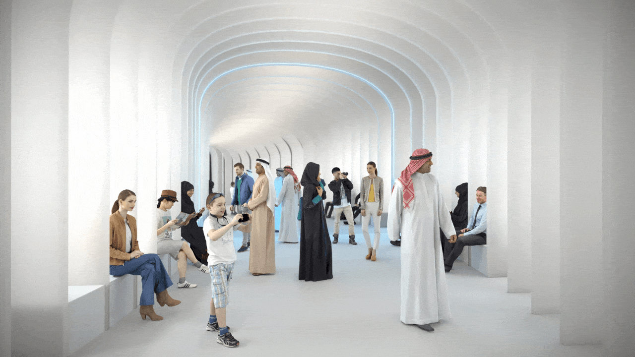 Future Museum orbital space station experience