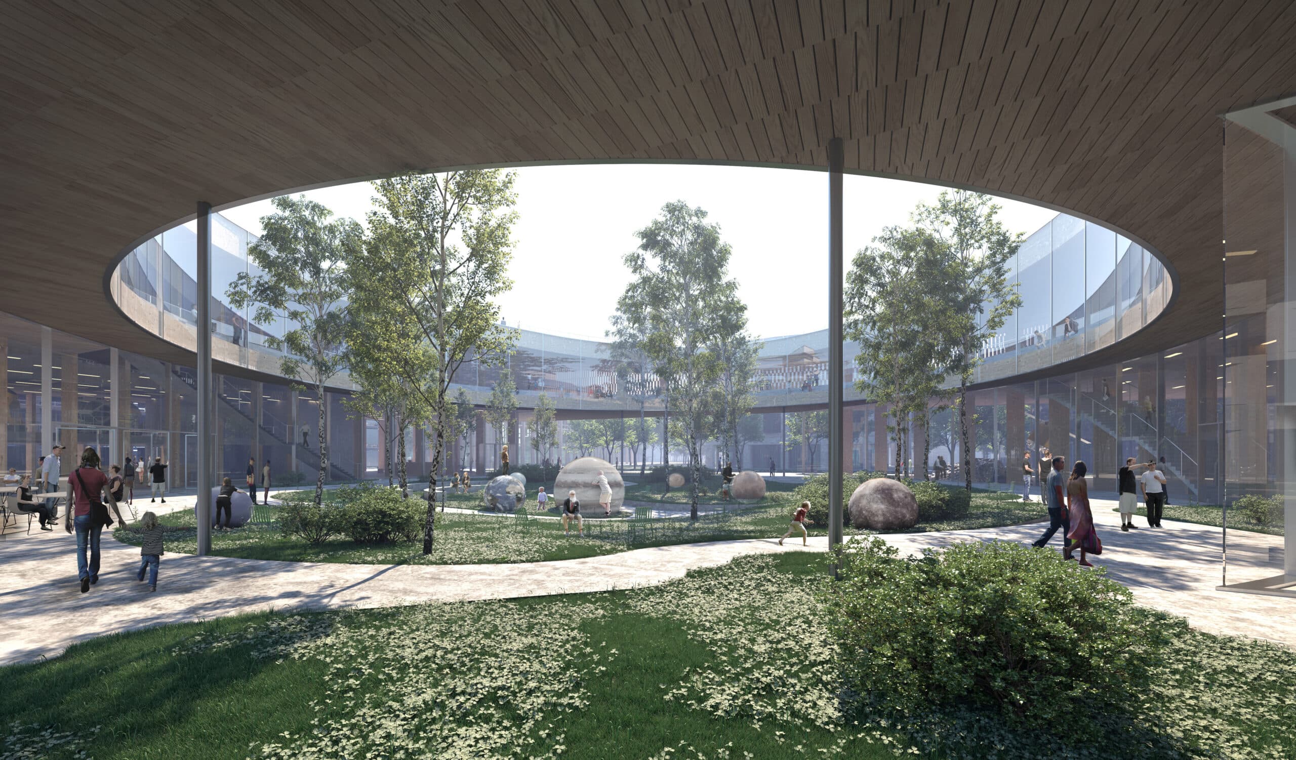 Lund Science Center exterior architectural view