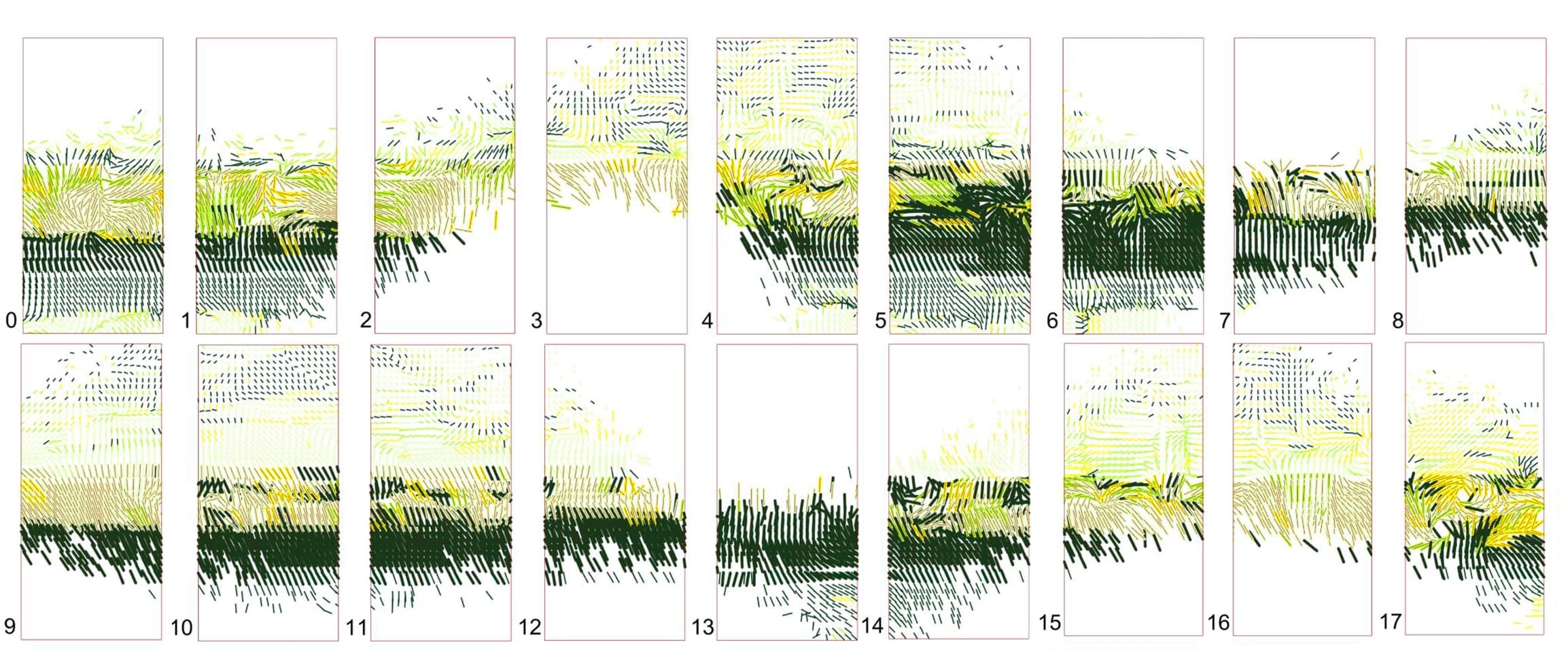 Computational gradient pattern panels