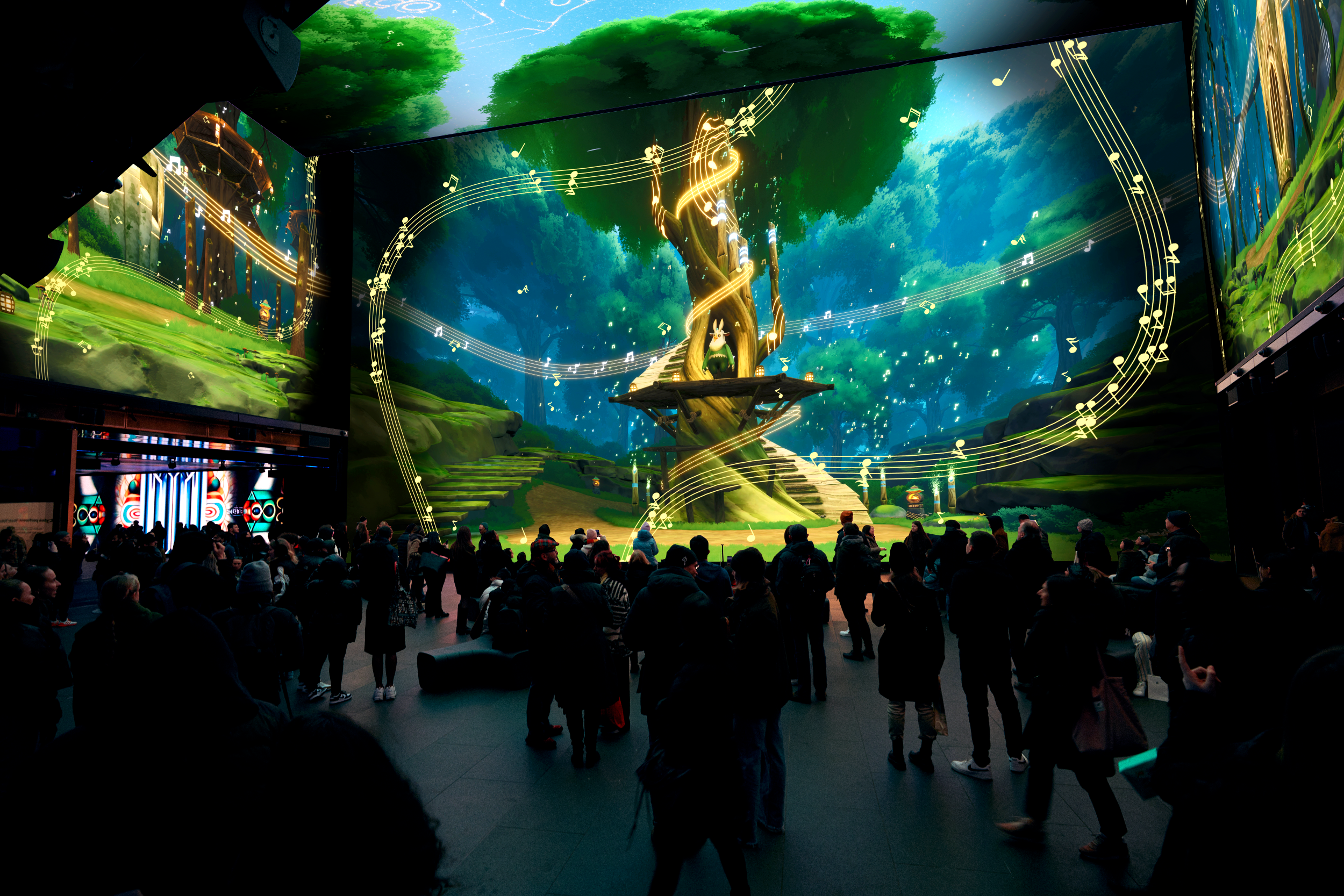 Enchanted Forest Outernet London Architecture