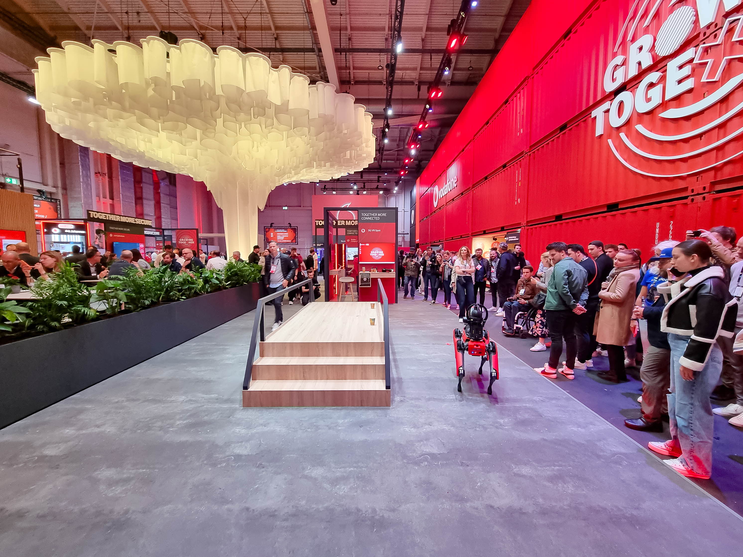 Vodafone Pavilion OMR 23 Sculptural Trees & Brand Space